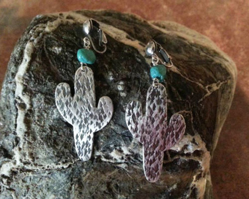 Handmade Silver Earrings - Image 2