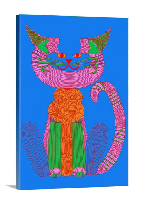 Blue Warhol C-Cat, Becky Zimmerman